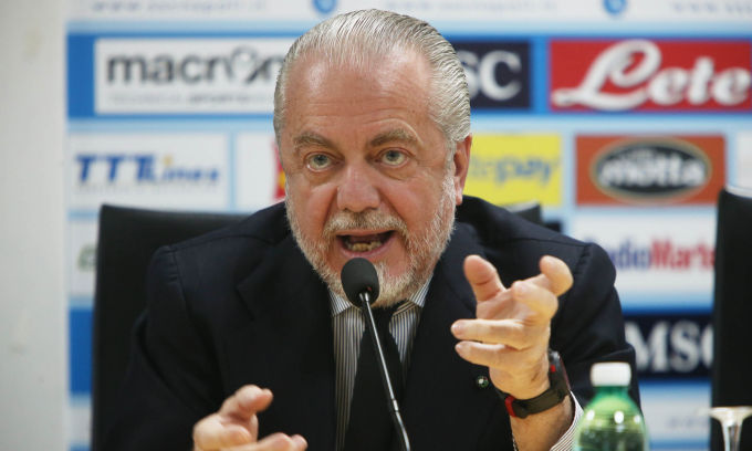 De Laurentiis: «Conte? Porgiamo l'altra guancia»